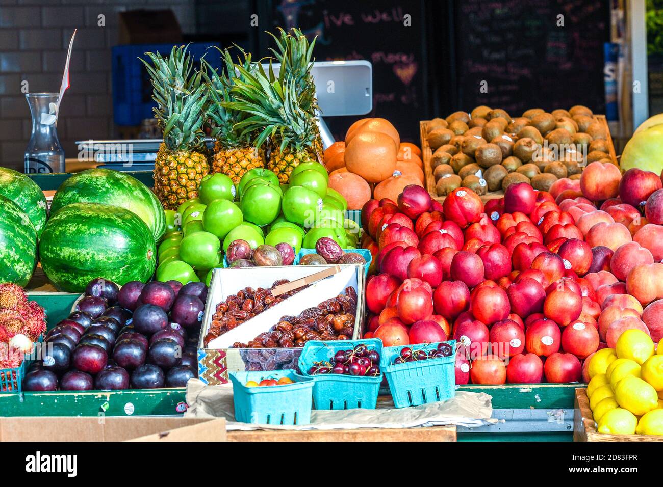 Seattle Farmers Market, Washington-USA Foto Stock