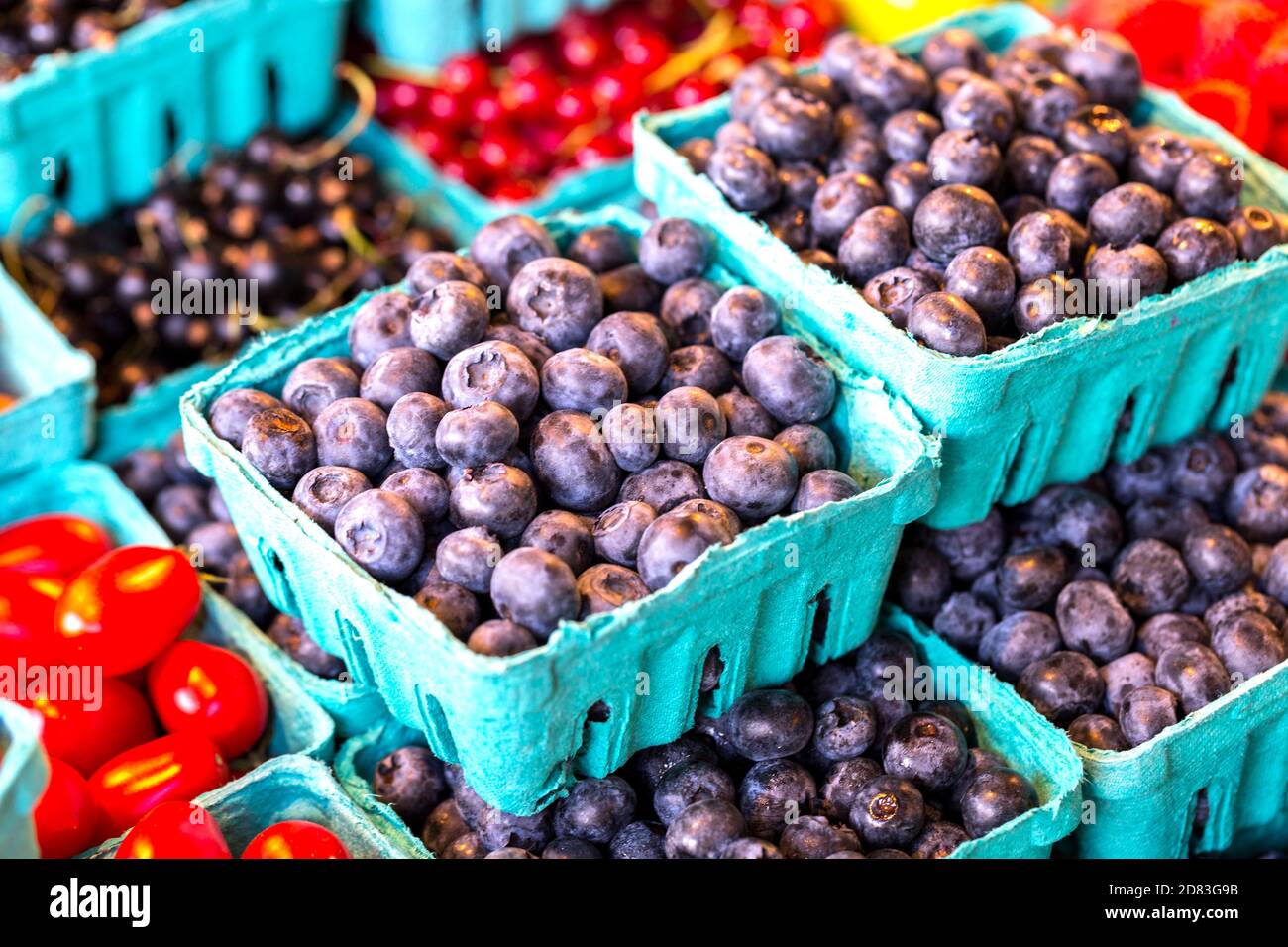 Seattle Farmers Market, Washington-USA Foto Stock