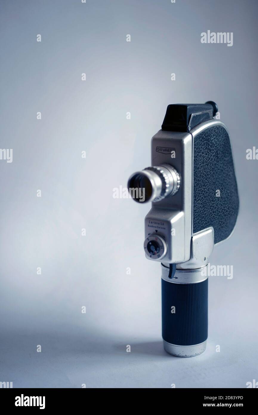 Agfa-Gevaert Carena SA Clockwork Cine-camera / 1960's. Foto Stock