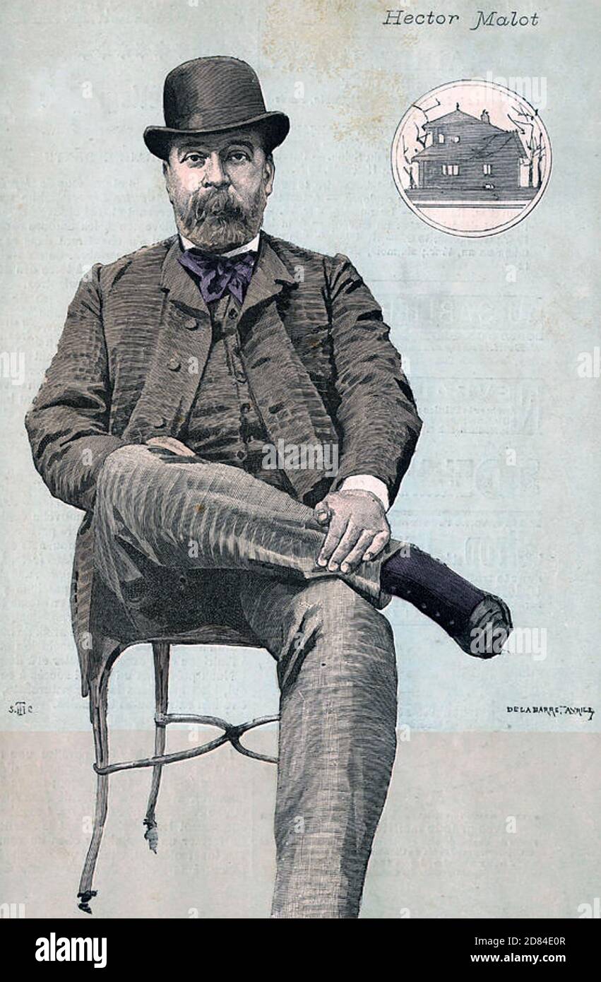 HECTOR MALOT (1830-1907) critico d'arte e romanziere francese Foto Stock