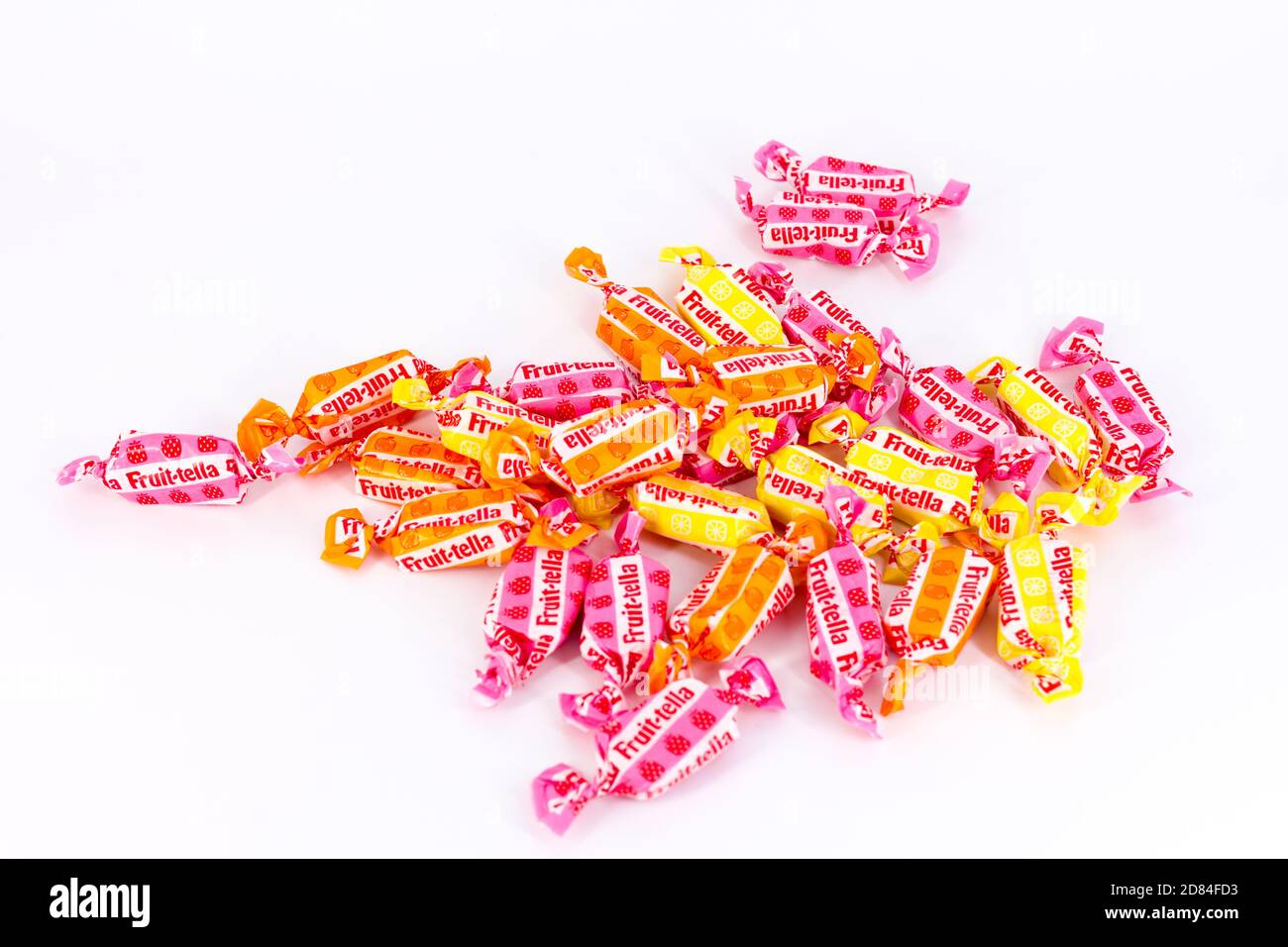 Dolci alla frutta e alla tella Foto Stock