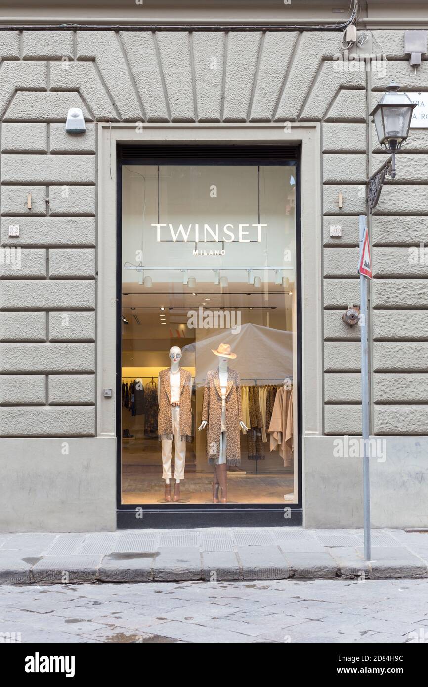Twinset shop front, Italia Foto Stock