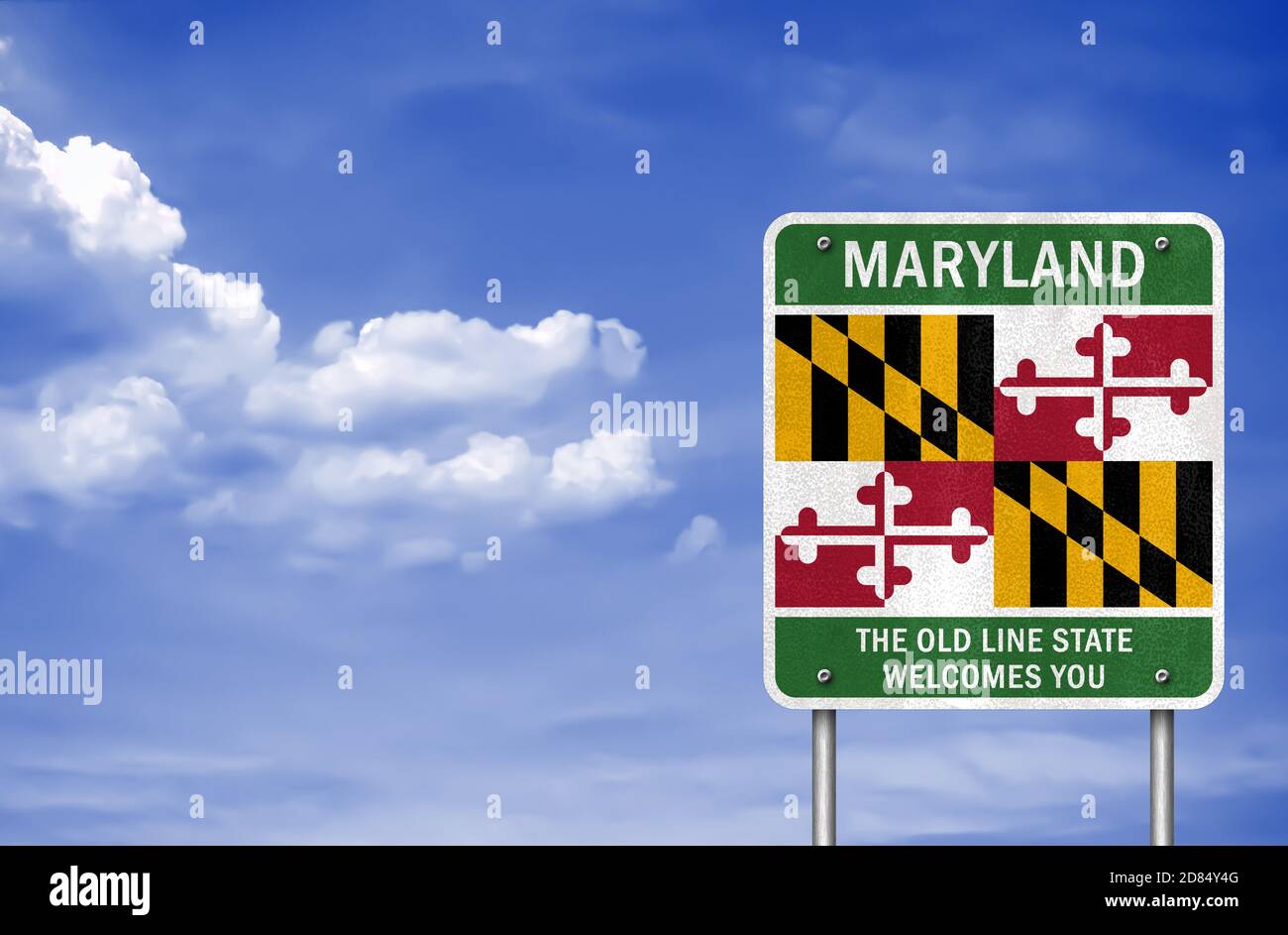Benvenuti nel Maryland Foto Stock