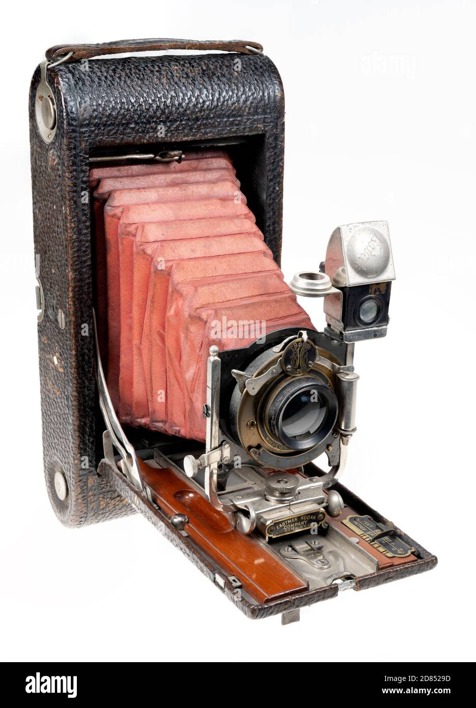 No.123 Pocket pieghevole Kodak camera - (1903-1912) - telecamera verticale pieghevole per 122 rollfilm. Foto Stock
