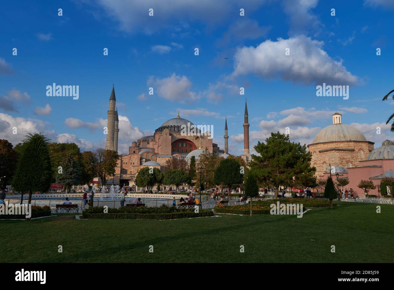 Antica chiesa bizantina di Hagia Sophia a Istanbul, Turchia Foto Stock