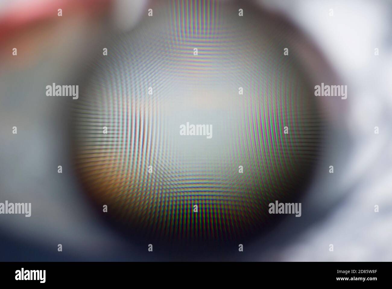 Una vera foto di un oggetto astratto sfocato. Foto Stock