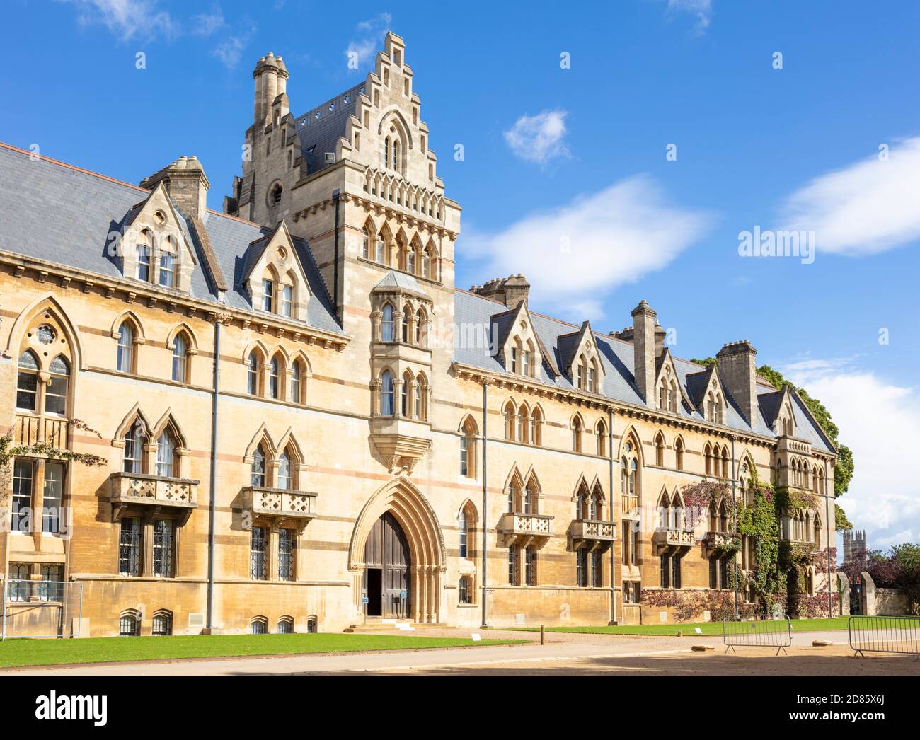 Oxford University Christ Church College Oxford da Broad Walk Oxford Oxfordshire Inghilterra UK GB Europa Foto Stock