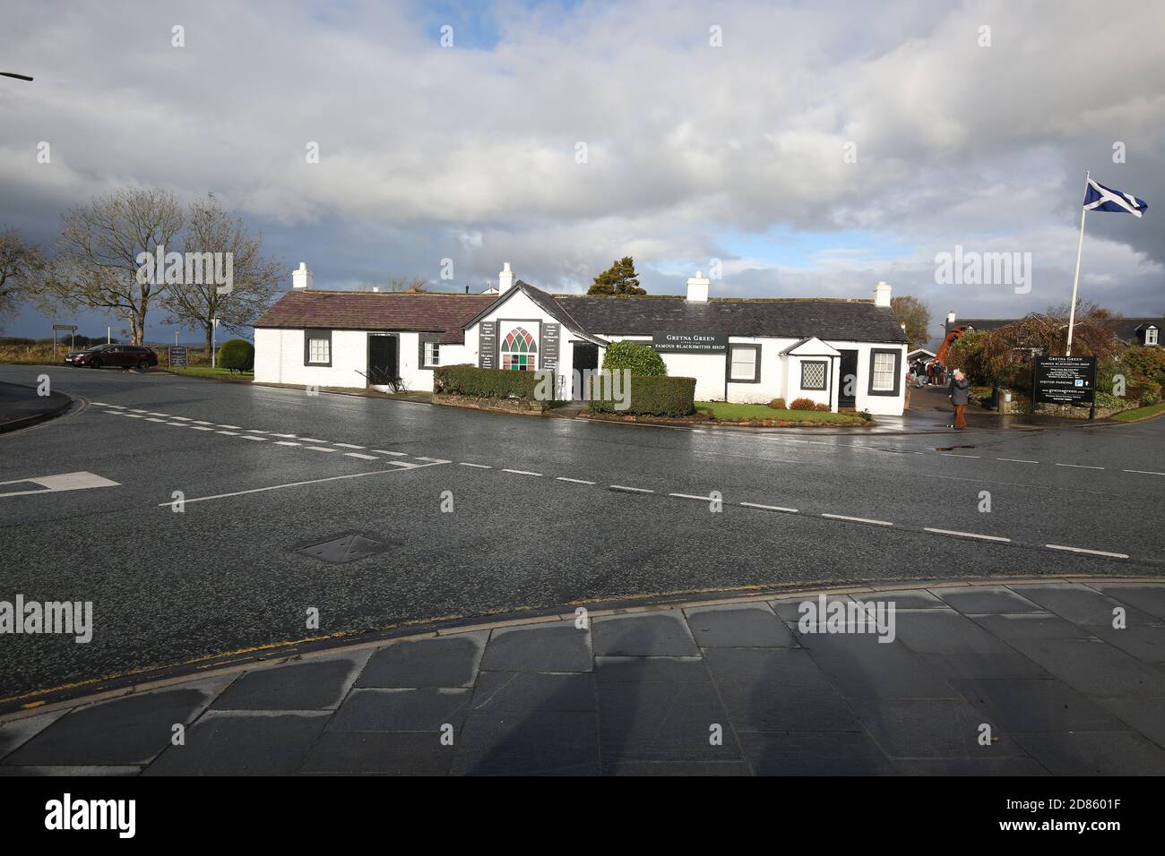 Gretna Verde. Scozia , 03 Novembre 2019 Gretna Green, Blacksmiths Shop Foto Stock