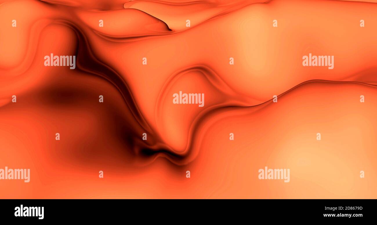 Astratto liquido di inchiostro colorato. Sfondo ondulato colorato liquido | onda fredda astratta su risoluzione 4k. Foto Stock