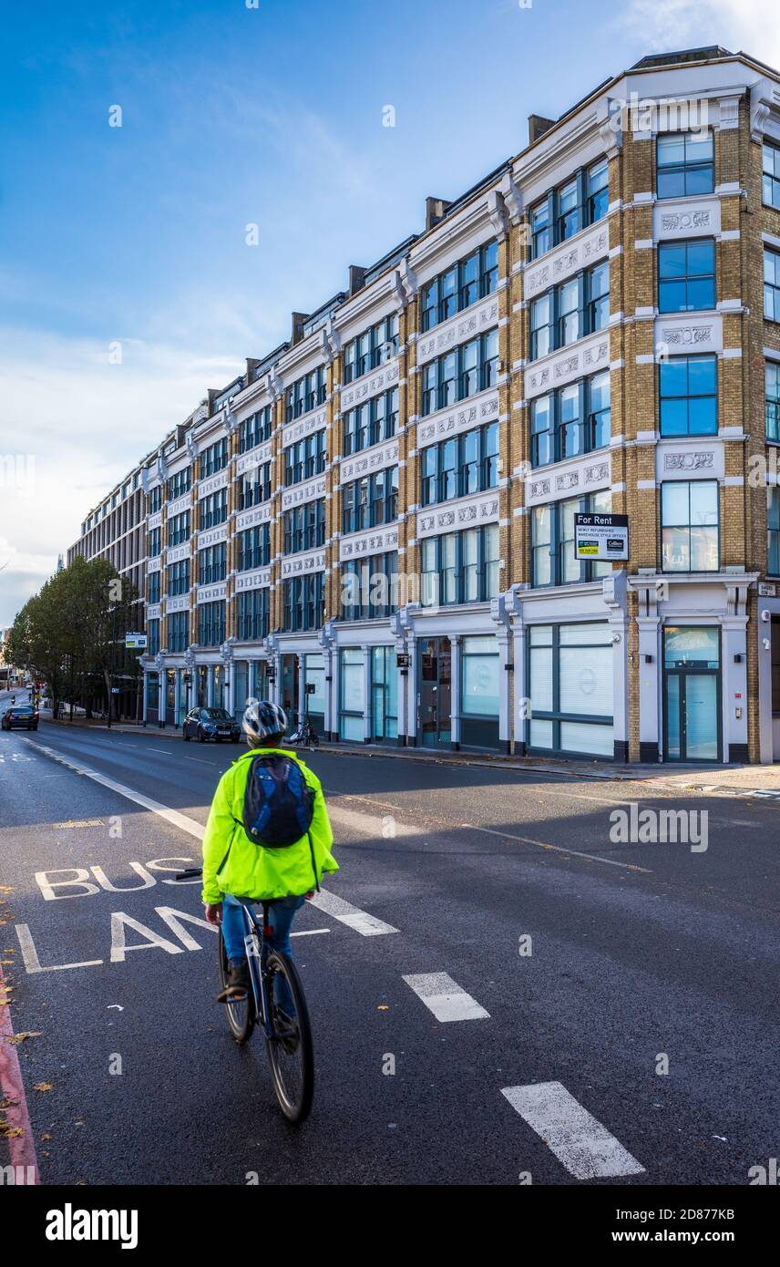 Farringdon Road Estate a 155-157 Farringdon Road, Londra EC1. Edificio commerciale di quattro edifici vittoriani indipendenti ex magazzini. Foto Stock