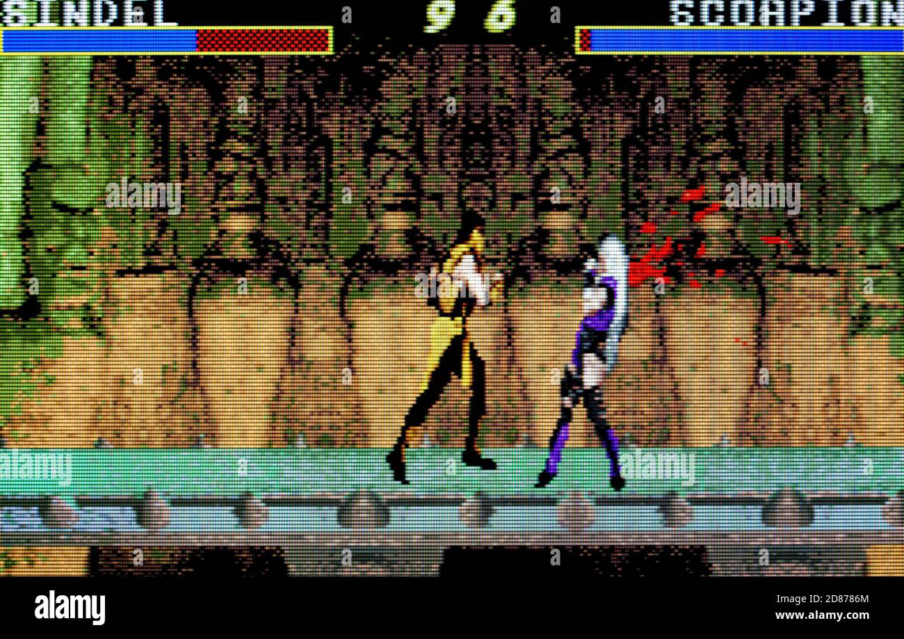 Mortal Kombat Advance - Nintendo Game Boy Advance Videogame - Solo per uso editoriale Foto Stock