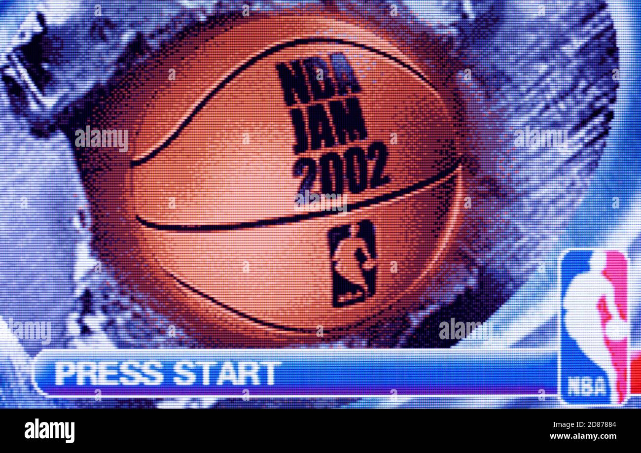 NBA Jam 2002 - Nintendo Game Boy Advance Videogame - Solo per uso editoriale Foto Stock