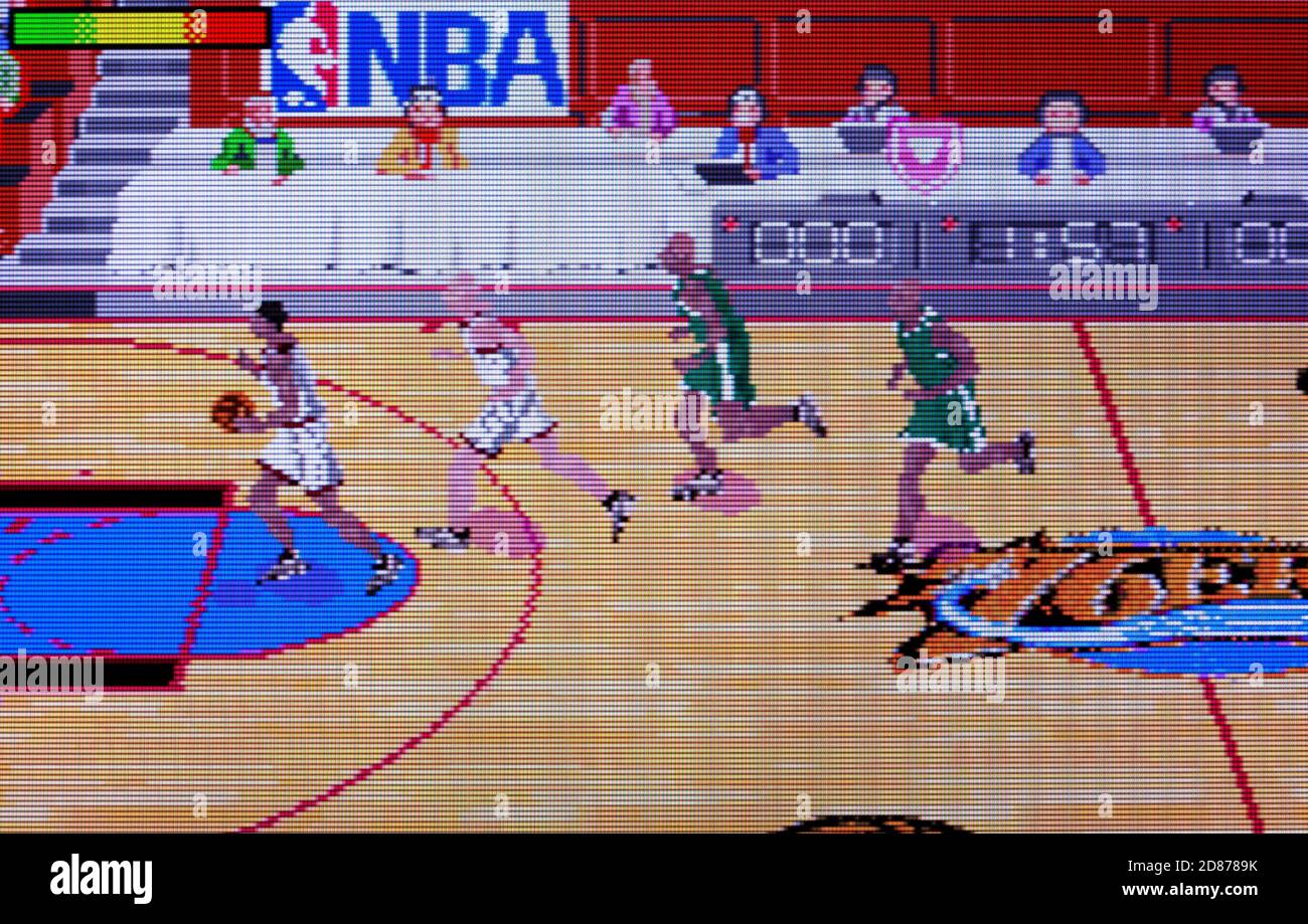 NBA Jam 2002 - Nintendo Game Boy Advance Videogame - Solo per uso editoriale Foto Stock