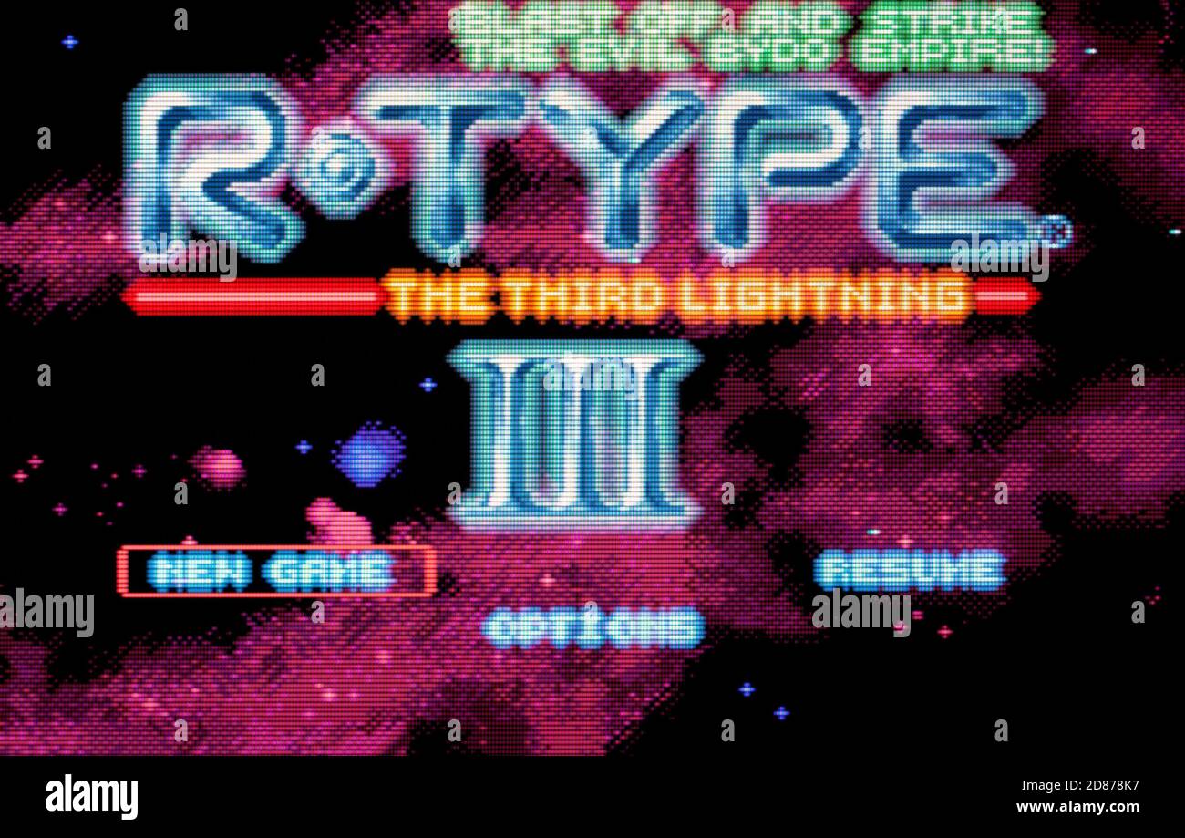 R-Type III - Nintendo Game Boy Advance Videogioco - Editoriale utilizzare solo Foto Stock
