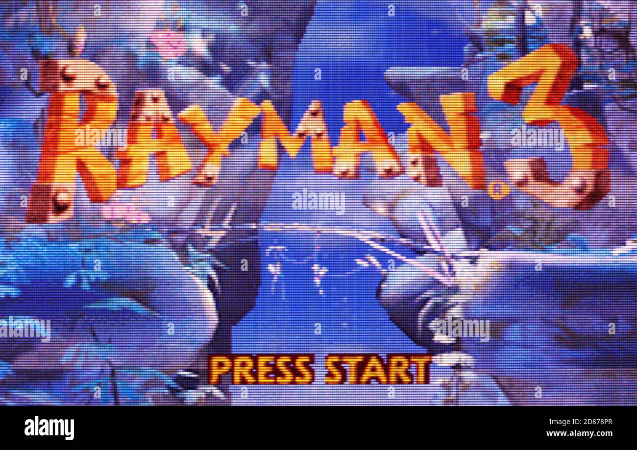 Rayman 3 - Nintendo Game Boy Advance Videogioco - Editoriale utilizzare solo Foto Stock