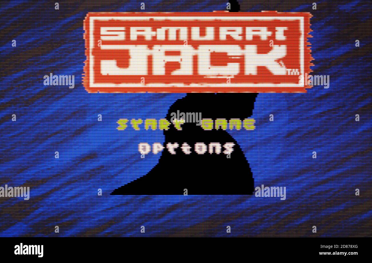 Samurai Jack - Nintendo Game Boy Advance Videogioco - Editoriale utilizzare solo Foto Stock