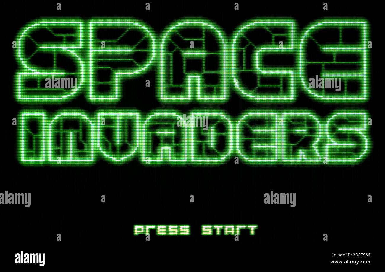 Space Invaders - Nintendo Game Boy Advance Videogame - Editoriale utilizzare solo Foto Stock