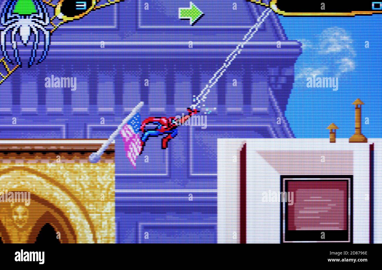 Spider-Man 2 - Nintendo Game Boy Advance Videogioco - Editoriale utilizzare solo Foto Stock