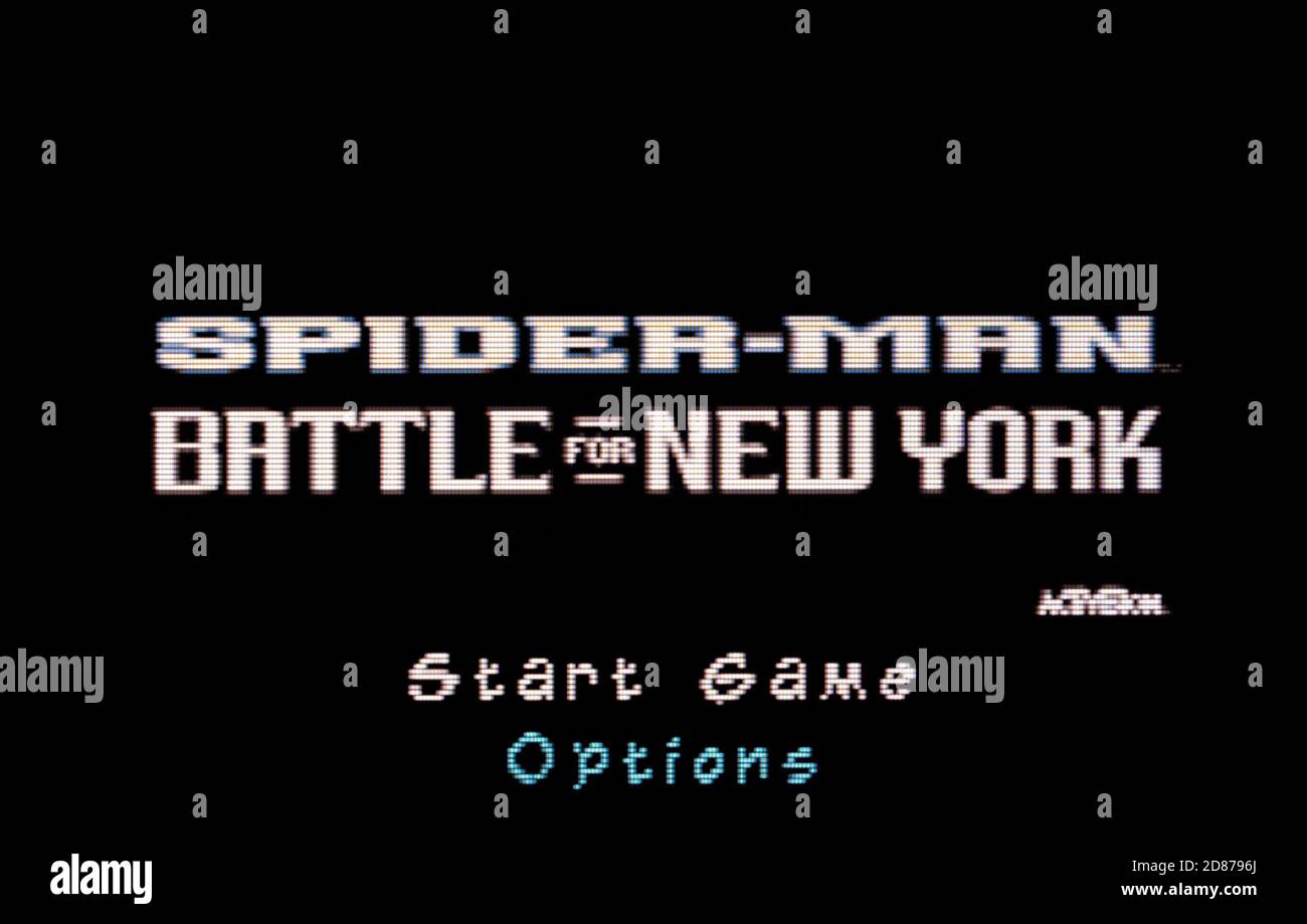Spider-Man - Battaglia per New York - Nintendo Game Boy Advance Videogame - solo per uso editoriale Foto Stock