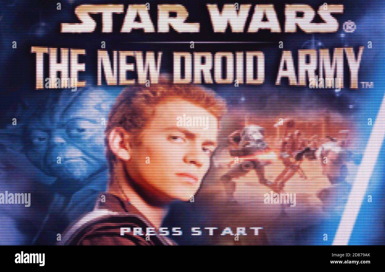 Star Wars The New Droid Army - Nintendo Game Boy Advance Videogame - solo per uso editoriale Foto Stock