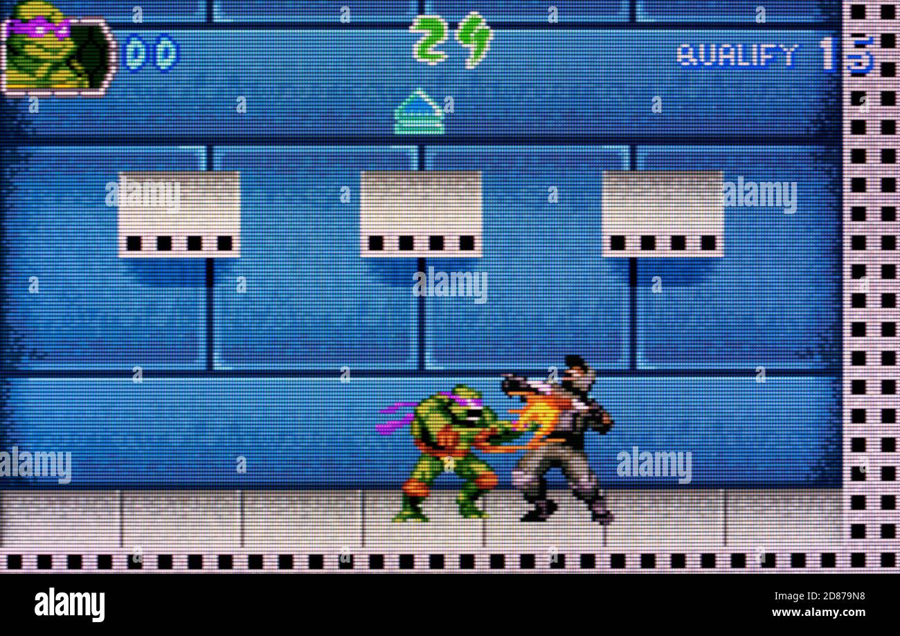 Teenage mutante Ninja Turtles 2 Battle Nexus - Nintendo Game Gioco di ragazzi Advance - solo per uso editoriale Foto Stock