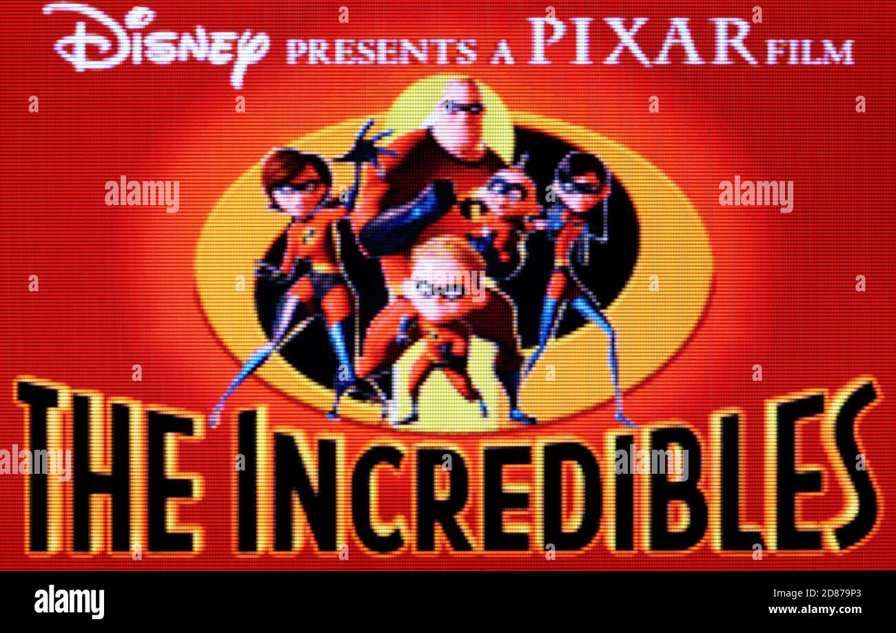 The Incredibles - Nintendo Game Boy Advance Videogioco - Editoriale utilizzare solo Foto Stock