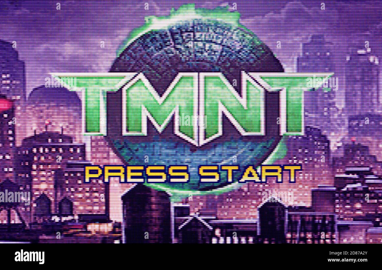 TMNT - Nintendo Game Boy Advance Videogioco - uso editoriale solo Foto Stock