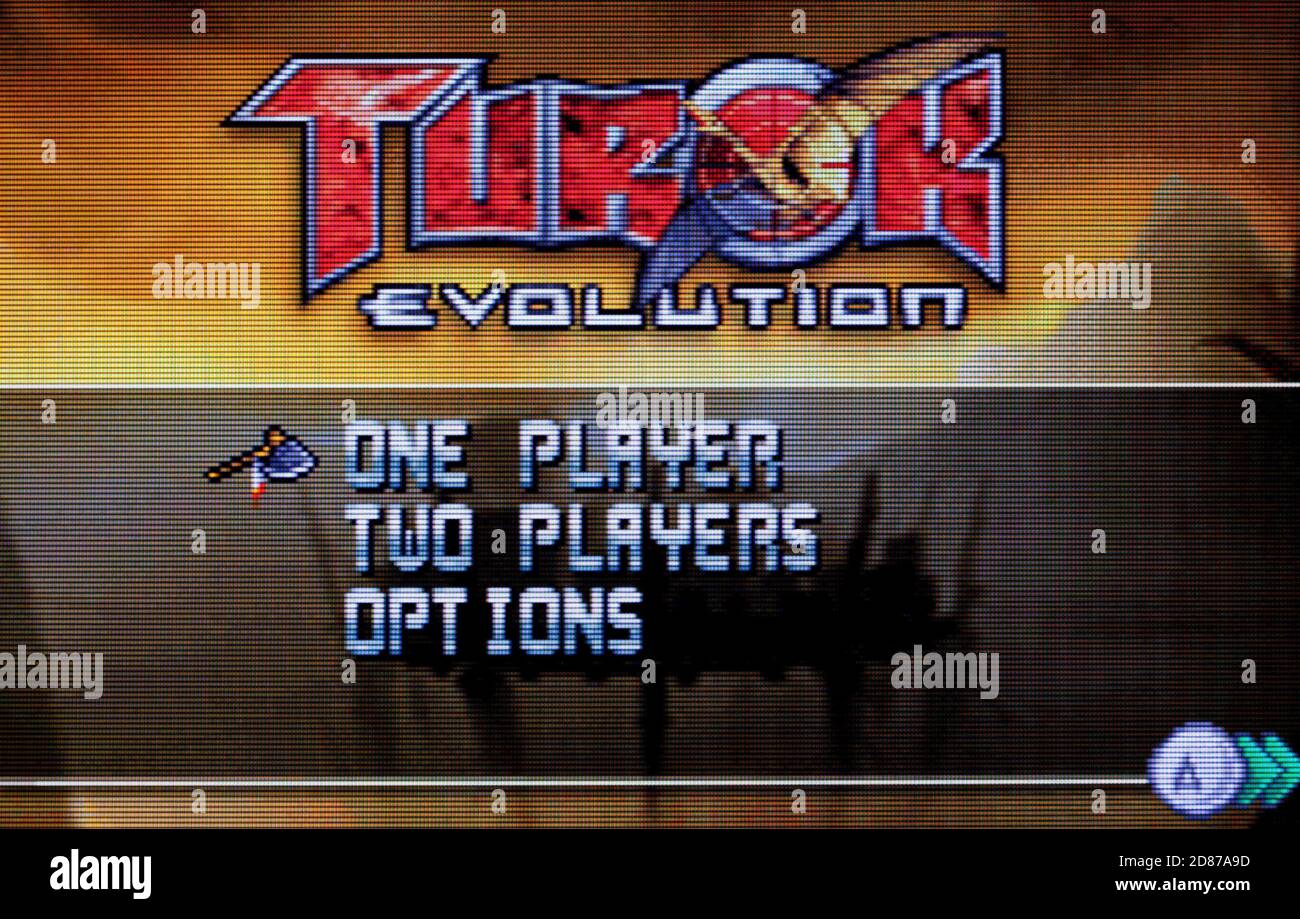 Turok Evolution - Nintendo Game Boy Advance Videogioco - Editoriale utilizzare solo Foto Stock