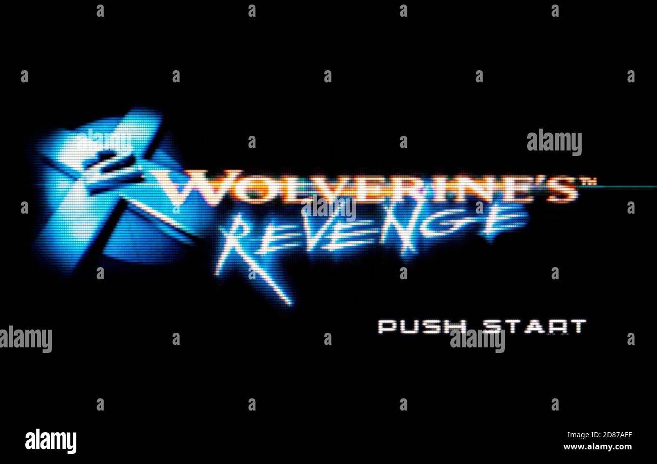 X2 - Wolfverine's Revenge - Nintendo Game Boy Advance Videogioco - solo per uso editoriale Foto Stock