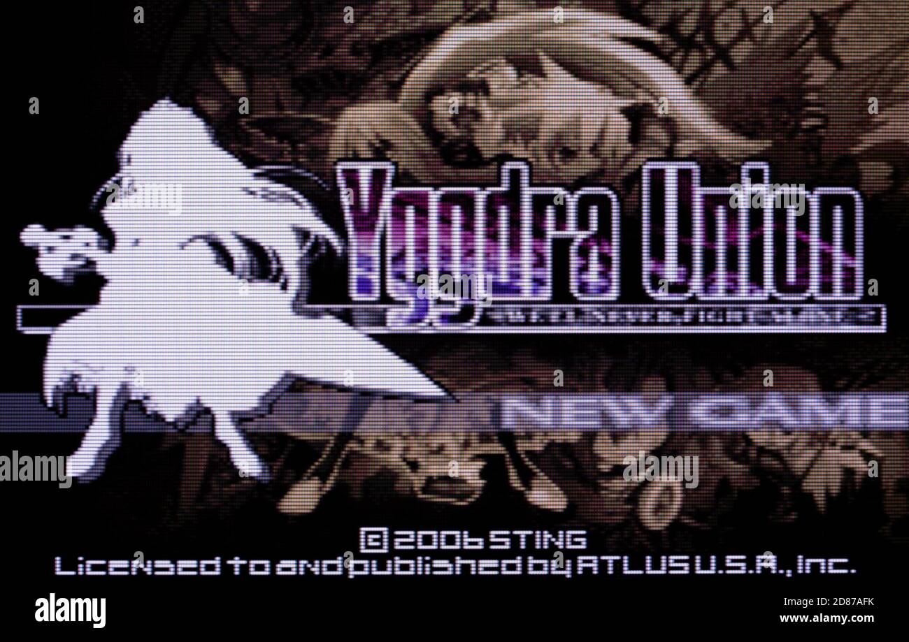 Ygdra Union - Nintendo Game Boy Advance Videogame - Editoriale utilizzare solo Foto Stock