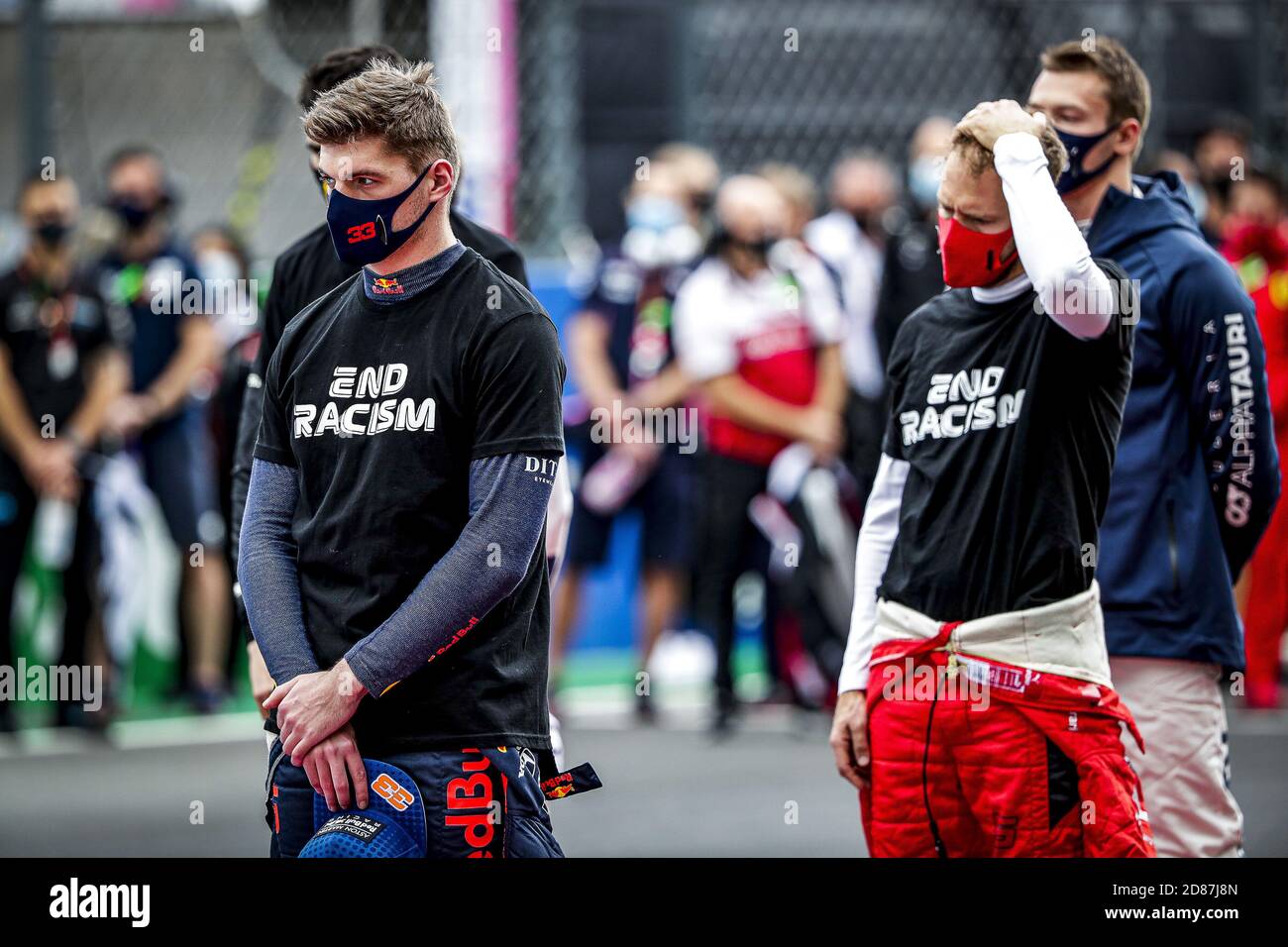 VERSTAPPEN Max (Ned), Aston Martin Red Bull Racing Honda RB16, ritratto durante la Formula 1 Heineken Grande Pr.mio de Portugal 2020, portoghese Gra C. Foto Stock