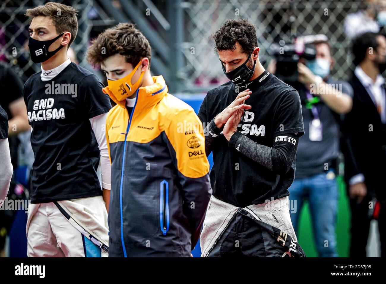 RICCIARDO Daniel (aus), Renault F1 Team RS20, ritratto durante la Formula 1 Heineken Grande Pr.mio de Portugal 2020, Gran Premio del Portogallo, da ottobre C. Foto Stock