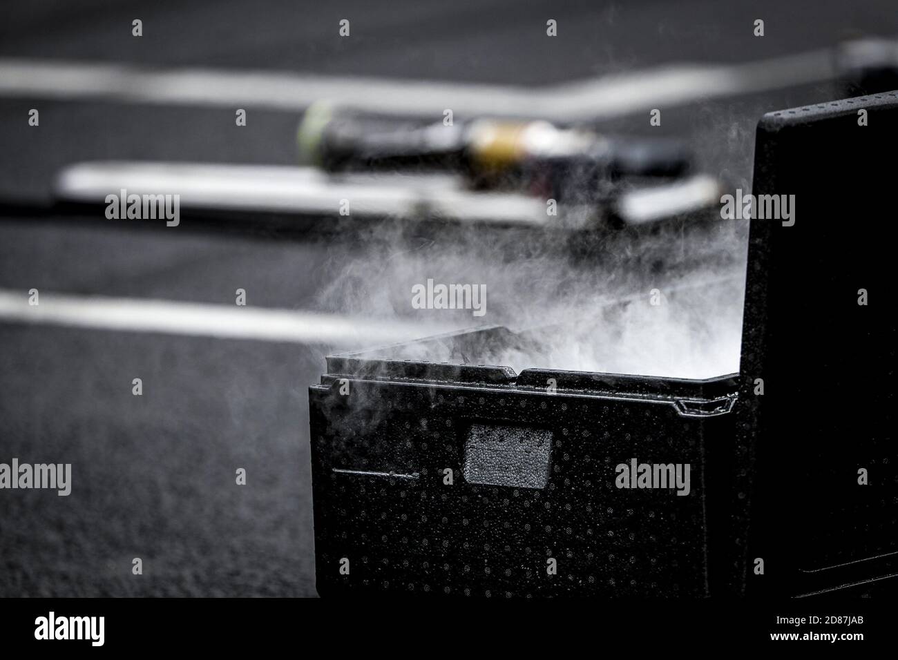 Atmosfera durante la Formula 1 Heineken Grande Pr.mio de Portugal 2020, Gran Premio del Portogallo, dal 23 al 25 ottobre 2020 sull'Aut.dromo interno C. Foto Stock