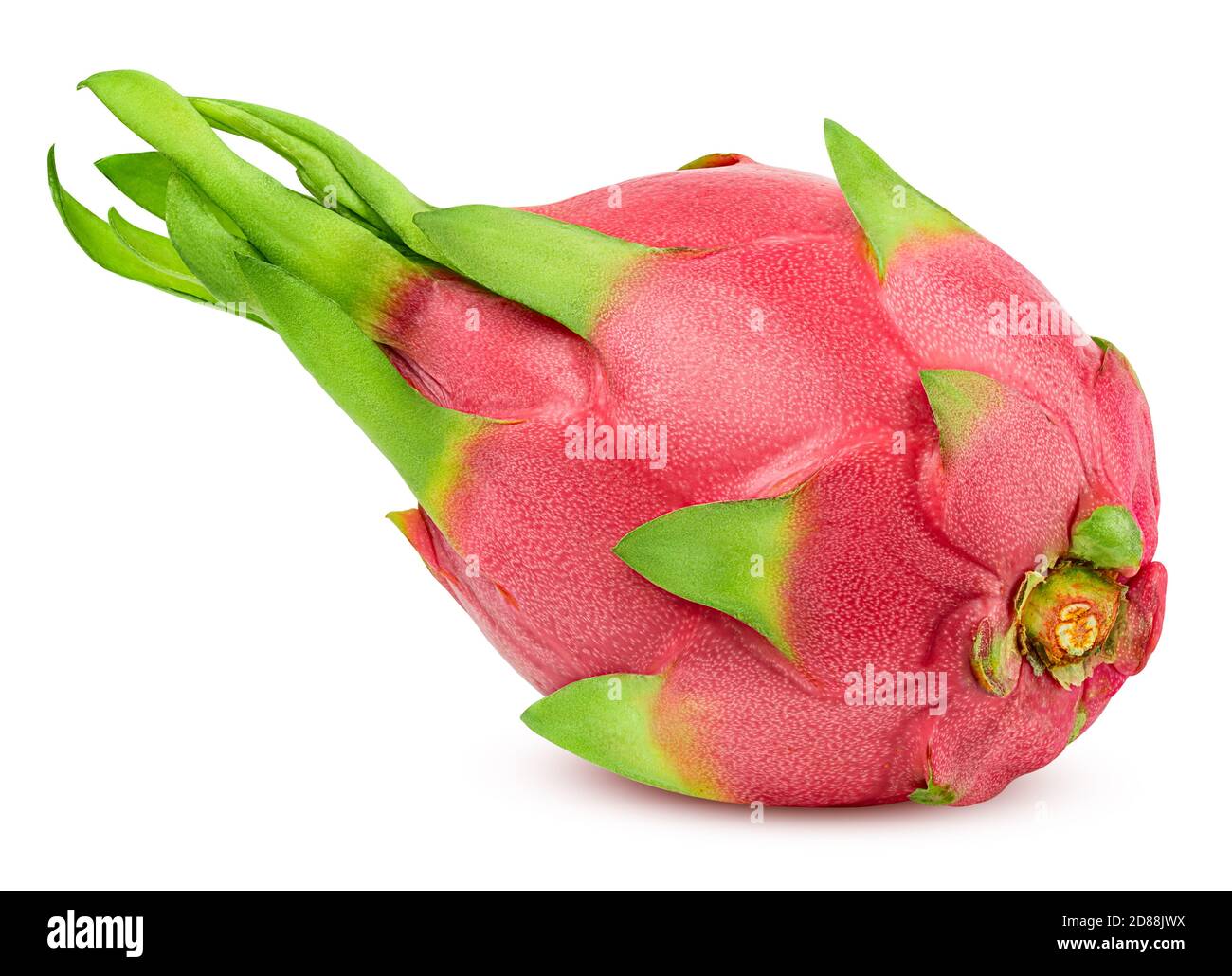 dragon fruit, pitahaya, pitaya, isolato su sfondo bianco, ritaglio percorso, piena profondità di campo Foto Stock