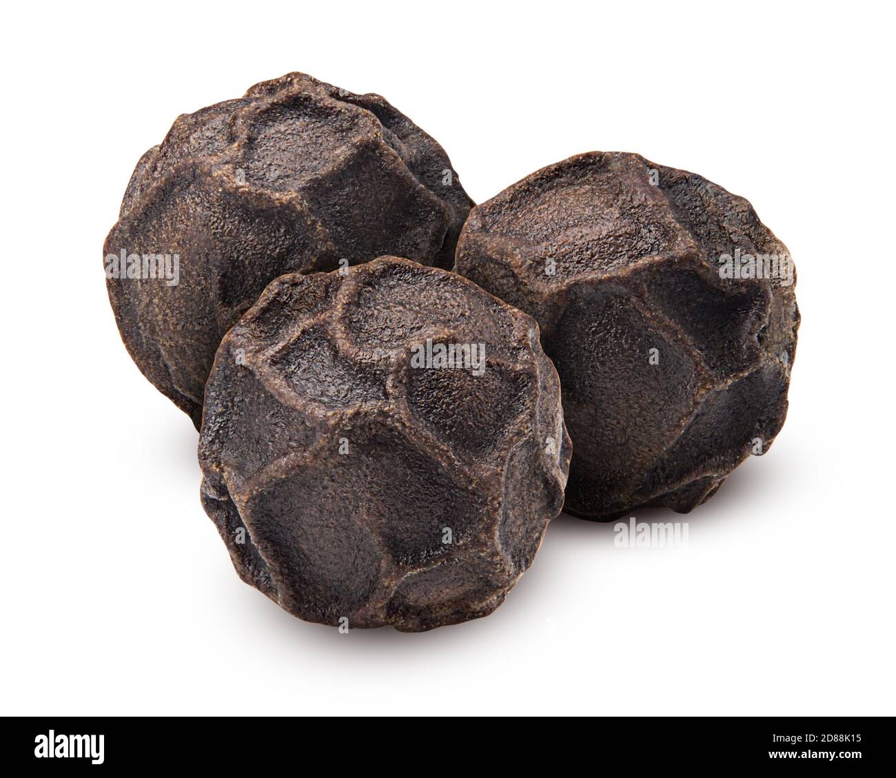 pepe nero, pepe, isolato su fondo bianco, percorso di ritaglio, piena profondità di campo Foto Stock