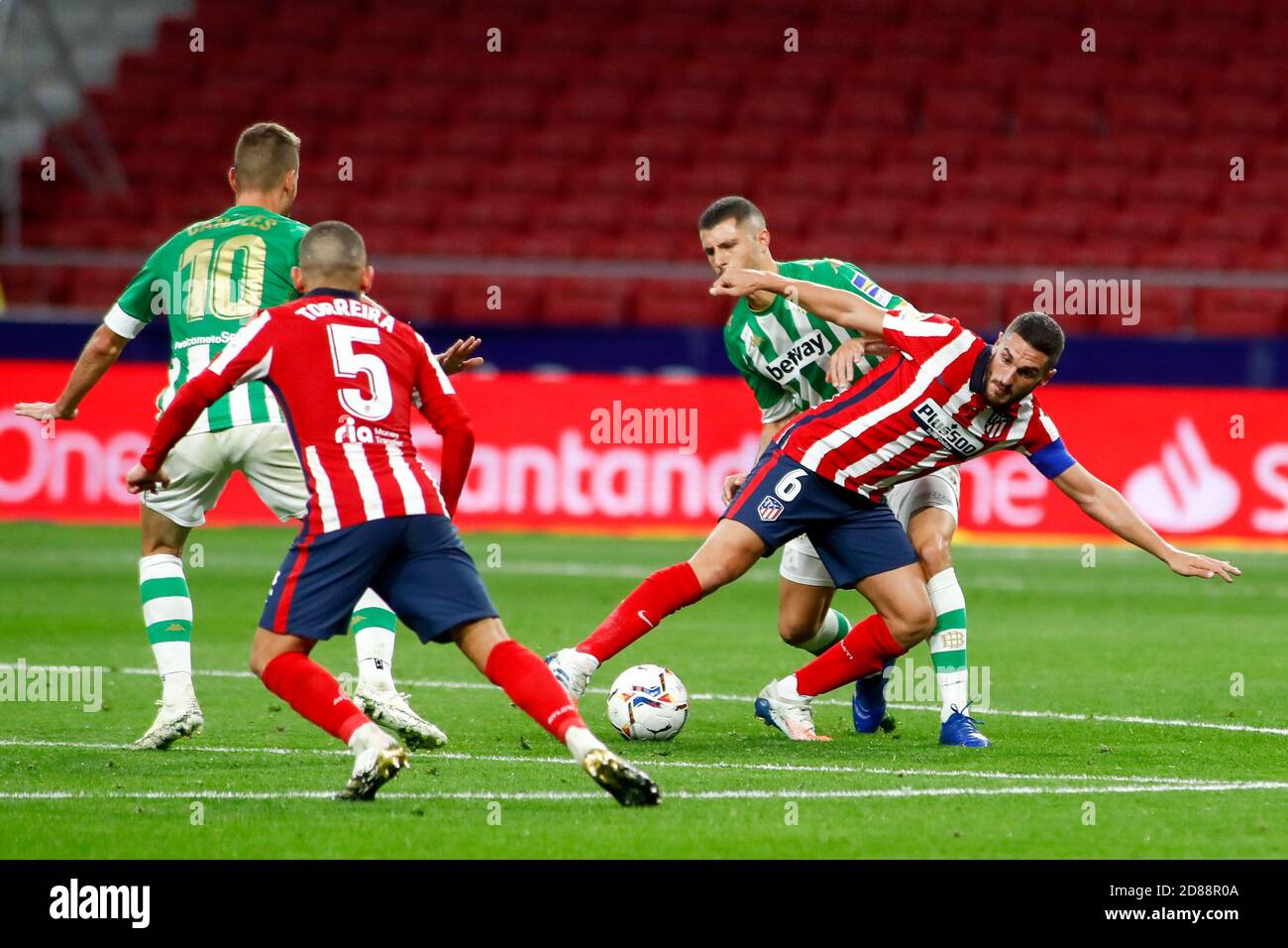 Jorge Resurreccion 'Koke' dell'Atletico de Madrid in azione durante Il campionato spagnolo la Liga partita di calcio tra Atletico de Madrid e Real C. Foto Stock