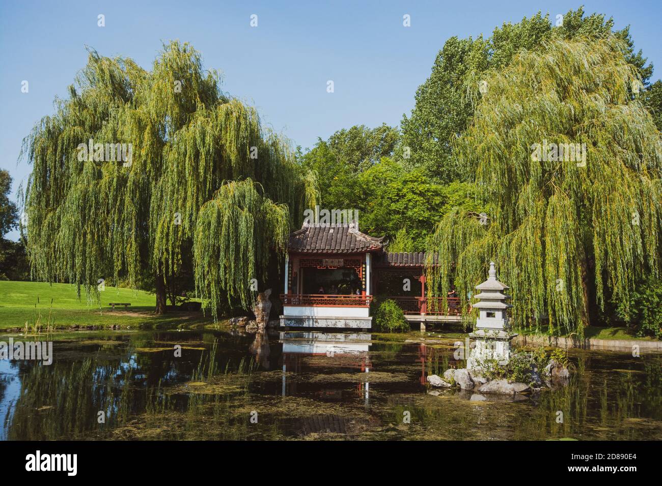 Giardini del mondo, Giardino Cinese, Berlino Foto Stock