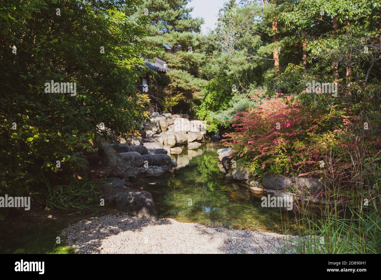 Giardini del mondo, Giardino Corean, Berlino Foto Stock