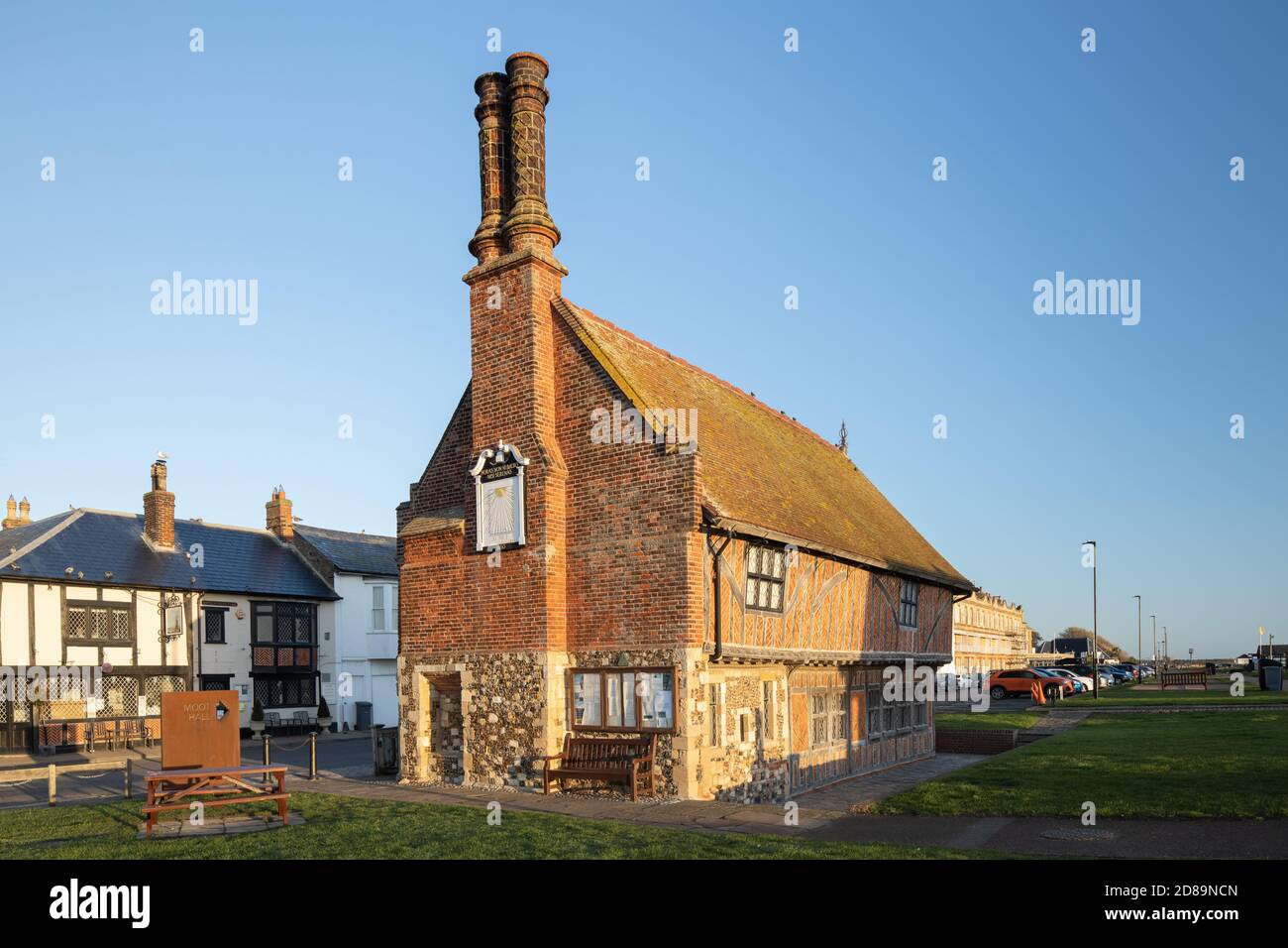 Aldeburgh Museum, Moot Hall, Aldeburgh, Suffolk, Regno Unito Foto Stock