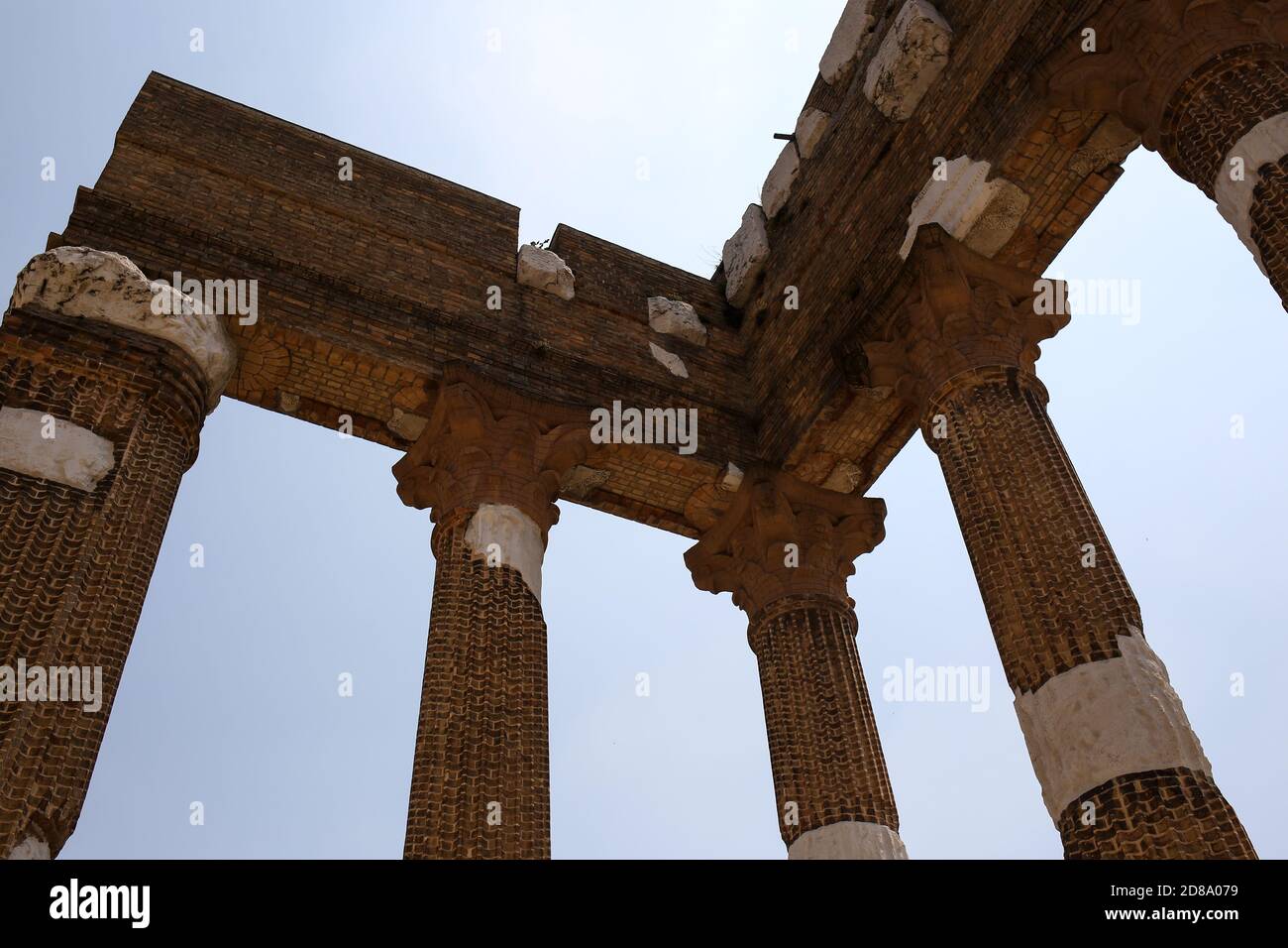 Brescia, Italia: La rovina del Campidoglio bresciano, Campidoglio di Brizia, tempio dedicato al culto della Triade Capitolina - Giove, Giunone e mi Foto Stock