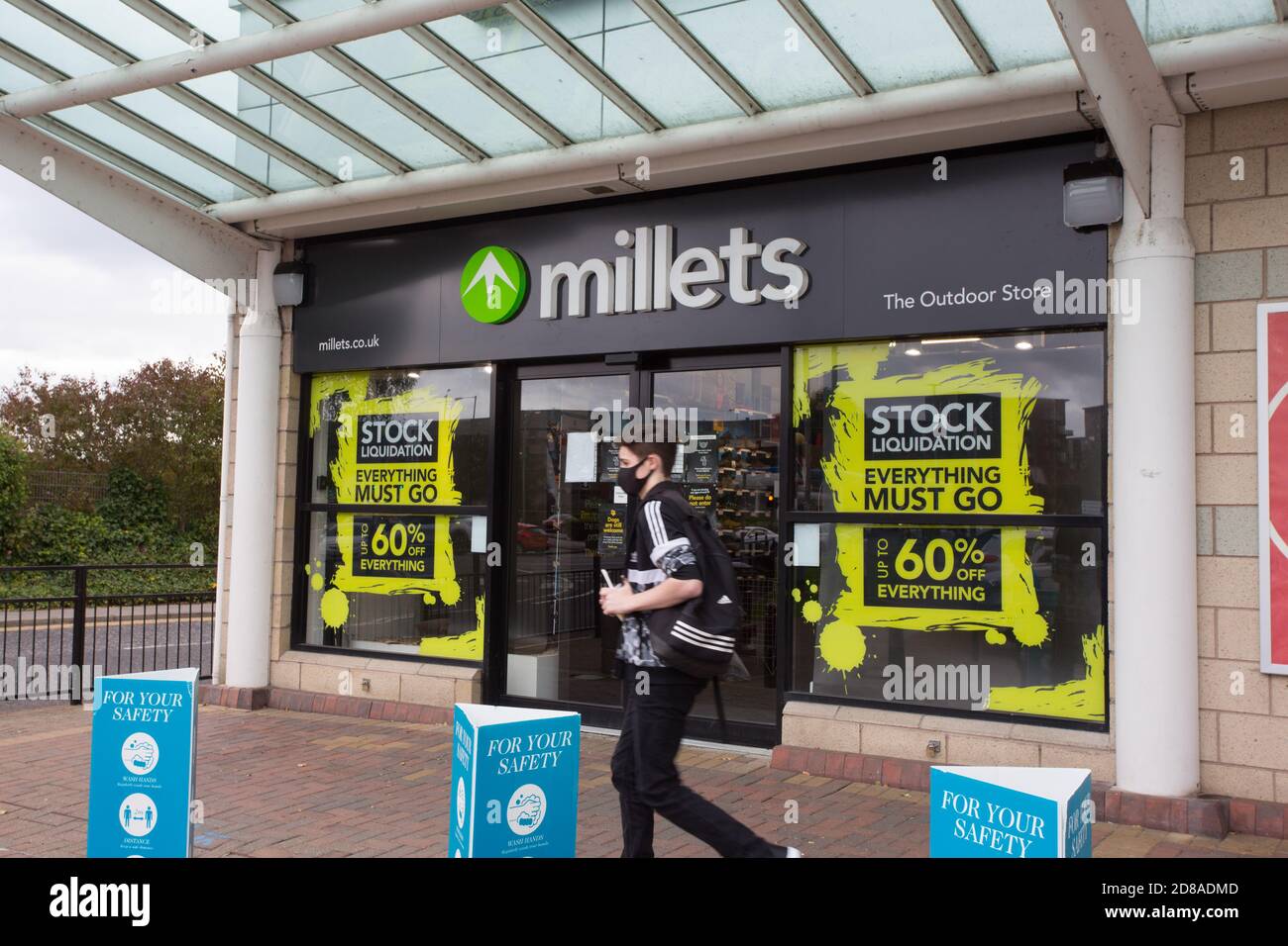 Woodfields Retail Park, Bury. Foto Stock