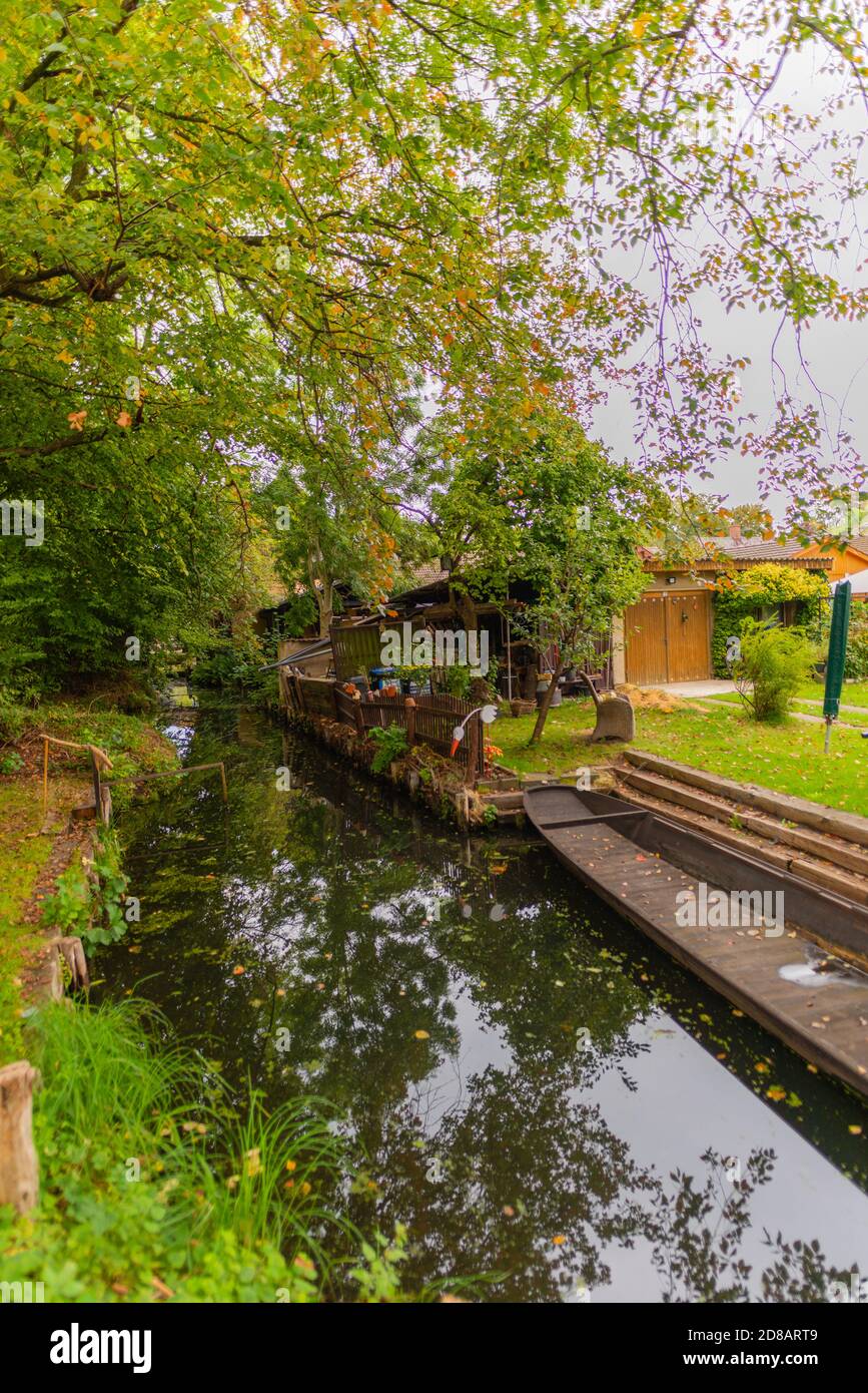 Lehde, Spree Forrest Oberspreewald, Brandeburgo, Germania orientale, Europa Foto Stock
