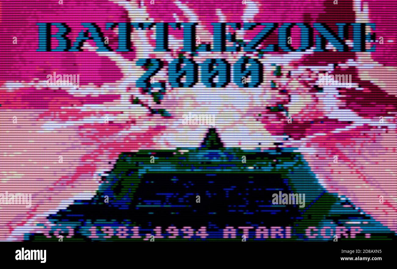 Battlezone 2000 - Atari Lynx Videogame - solo per uso editoriale Foto Stock