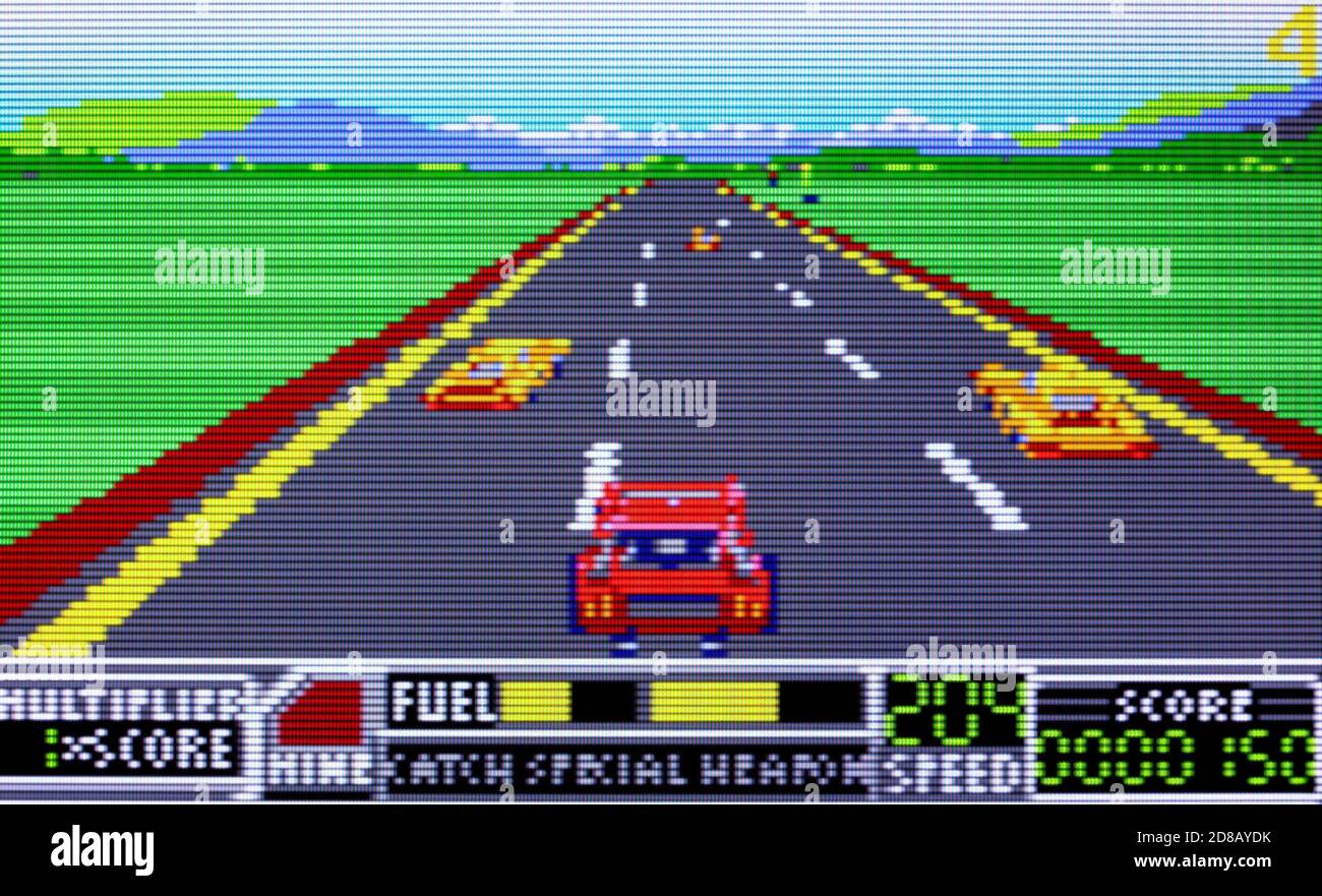 Road Blasters - Atari Lynx Videogame - solo per uso editoriale Foto Stock