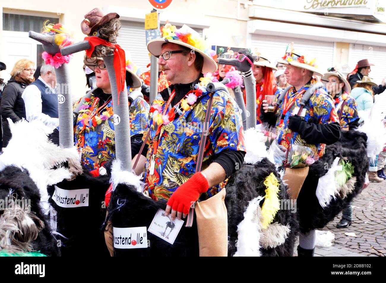 Straßenkarneval im Rheinland, Brühl, Nordrhein-Westfalen, Germania Foto Stock