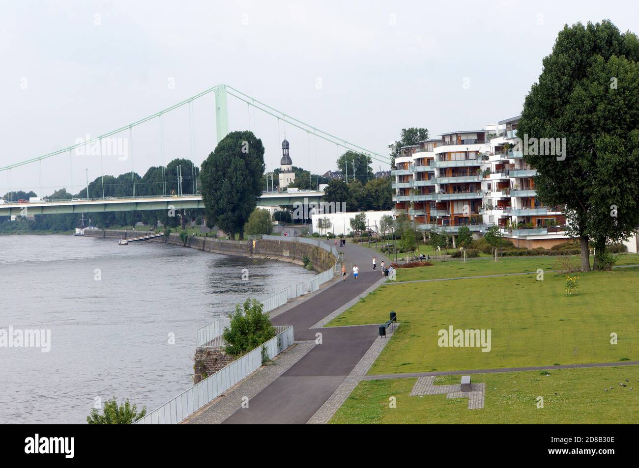 Moderner urbaner Wohnungsbau, Köln, Nordrhein-Westfalen, Deutschland, Mülheim Foto Stock