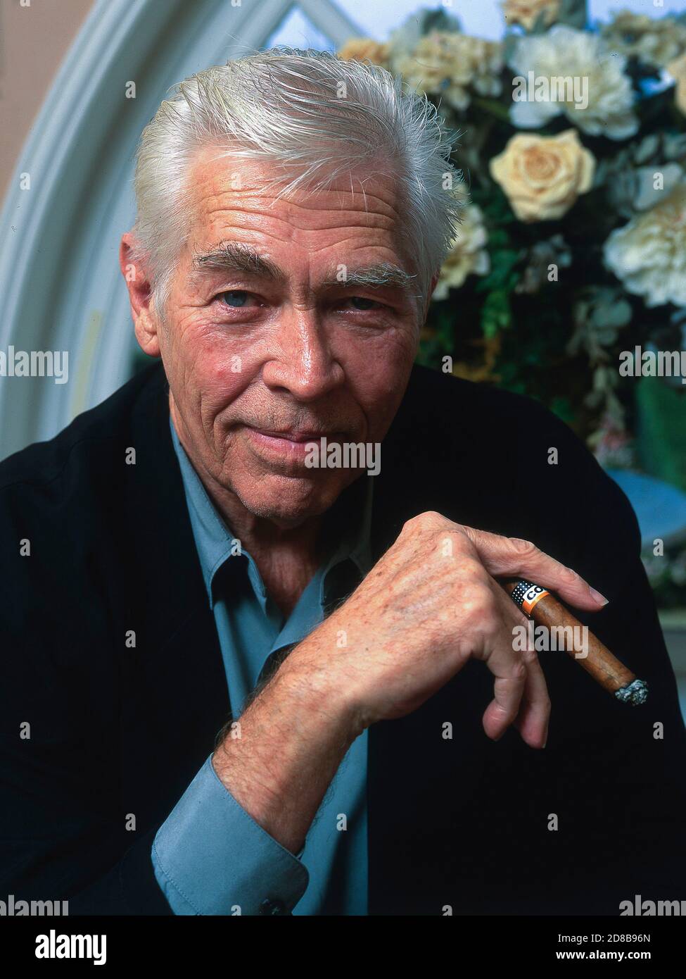 L'attore americano James Coburn al film americano di Deauville Festival in Francia 1997 Foto Stock