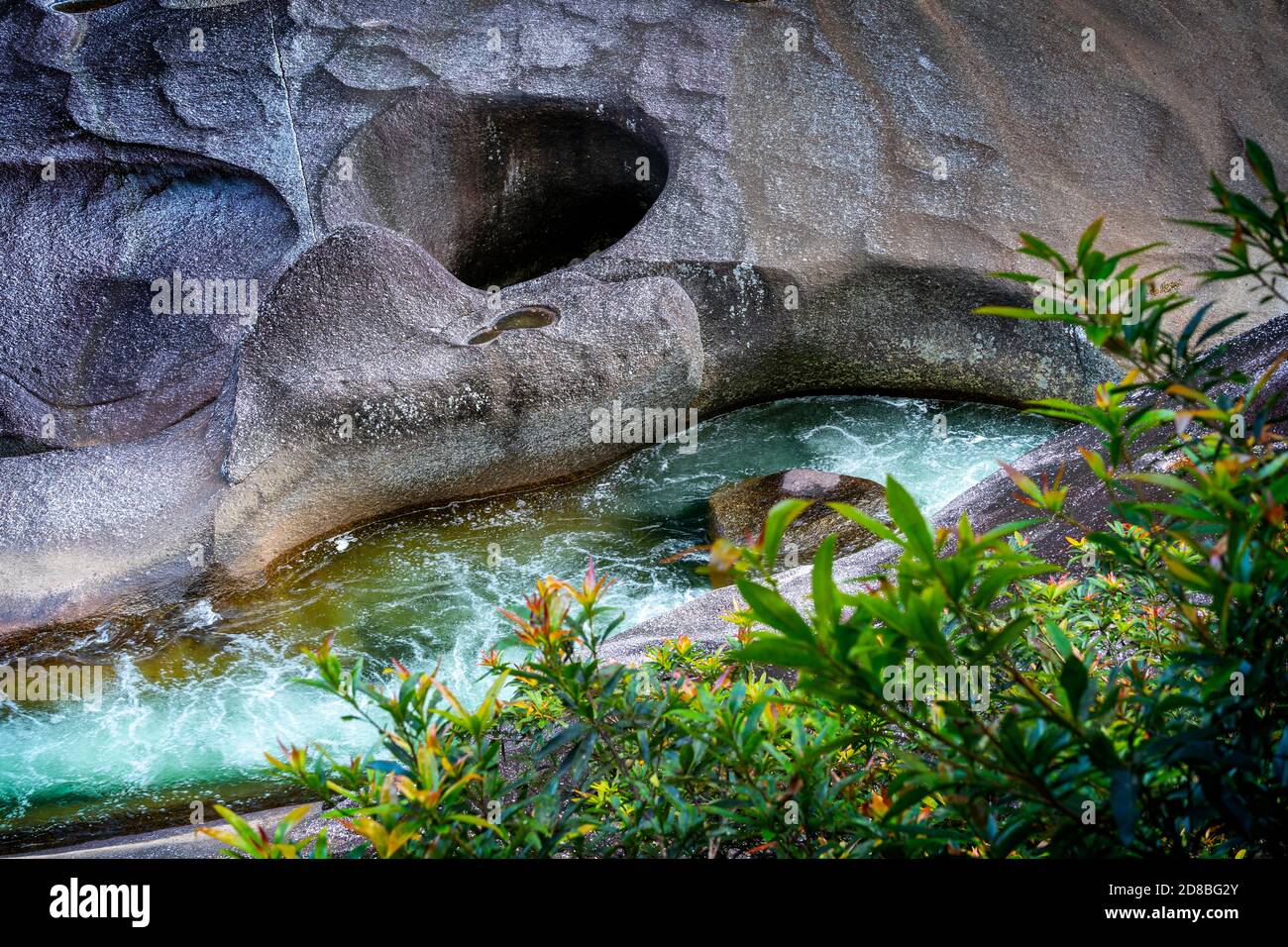 Babinda Boulders vicino a Cairns, far North Queensland, Australia Foto Stock