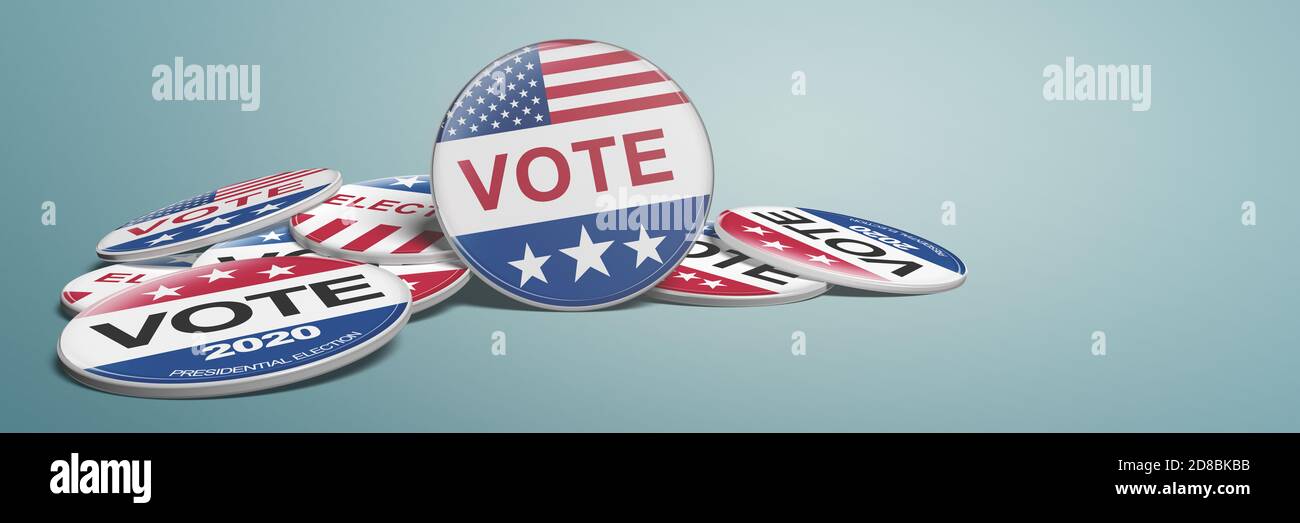 Giorno delle elezioni negli Stati Uniti 2020 concetto Foto Stock
