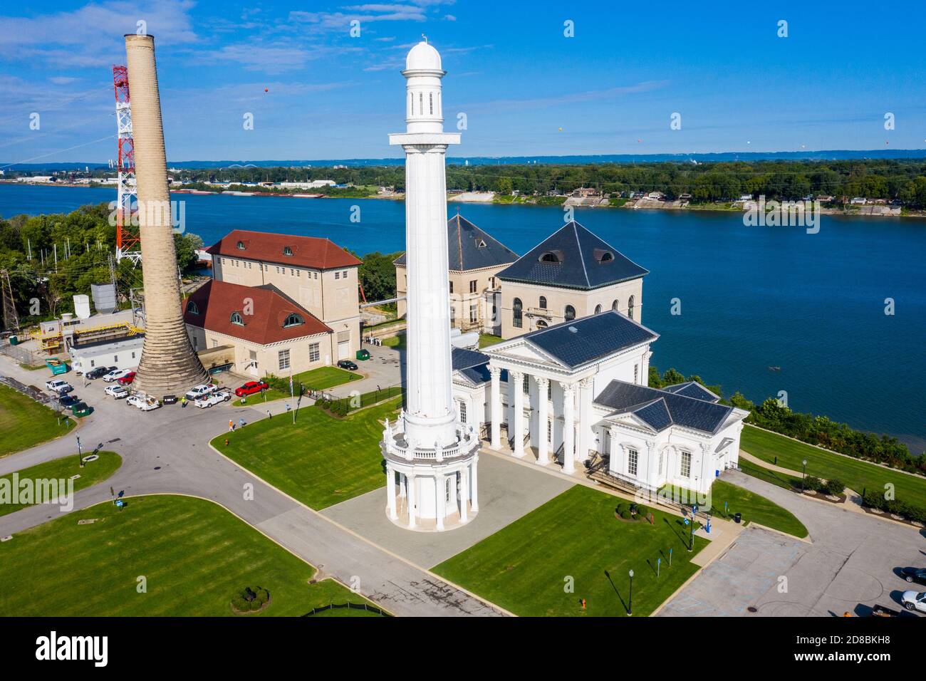 Water Tower, Louisville Water Tower Park, Louisville, Kentucky Foto Stock